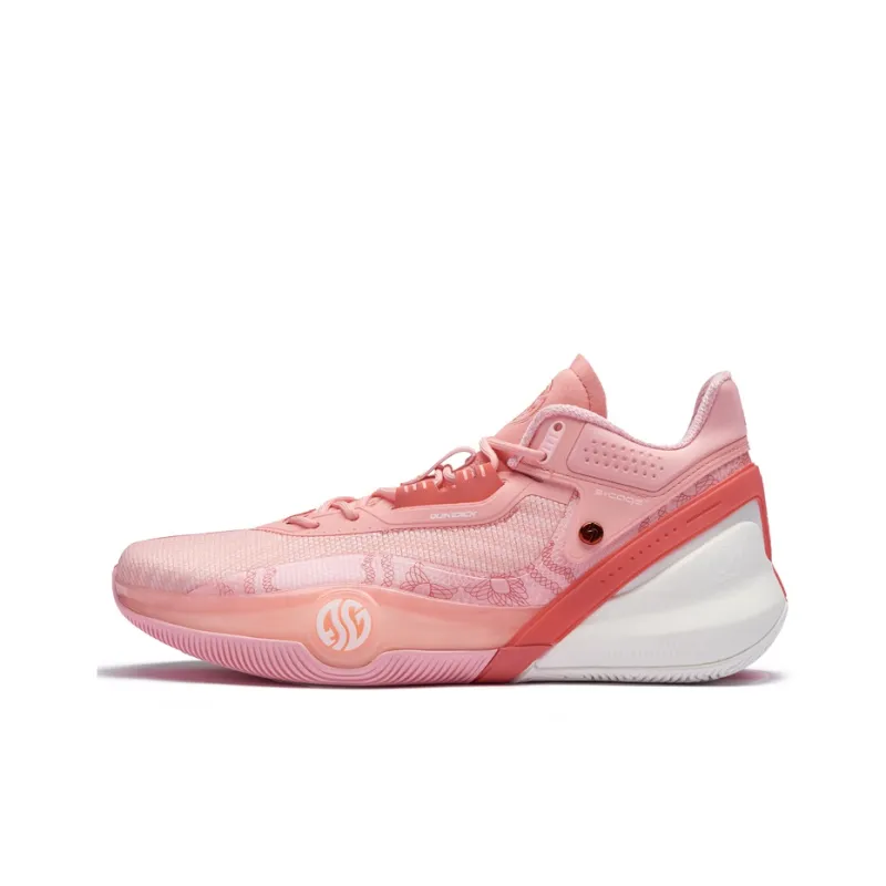 361° AG3 Aaron Gordon 3 Cushioning Anti-Slip And Wear-Resistant Mid-Top Performance Basketball Shoes Men's Grapefruit-0