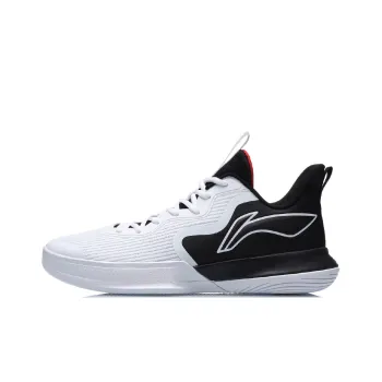 LiNing Flash Performance Basketball Shoes Men's White Black