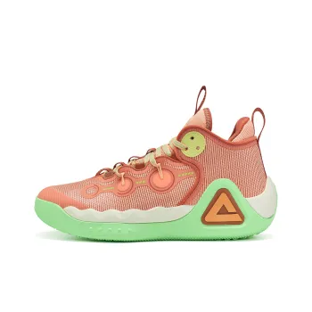 PEAK Star Move Anti Slip And Wear Resistant Breathable Low Top Basketball Shoes Peach Skin Color