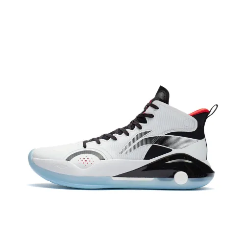 LINING YuShuai 15 Basketball Shoes Men Mid-Top Black/White