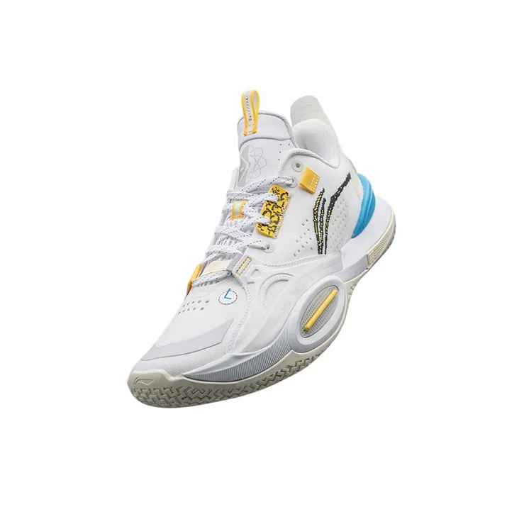 LINING All City 10 V1 Basketball Shoes Men Low Top Standard White-3