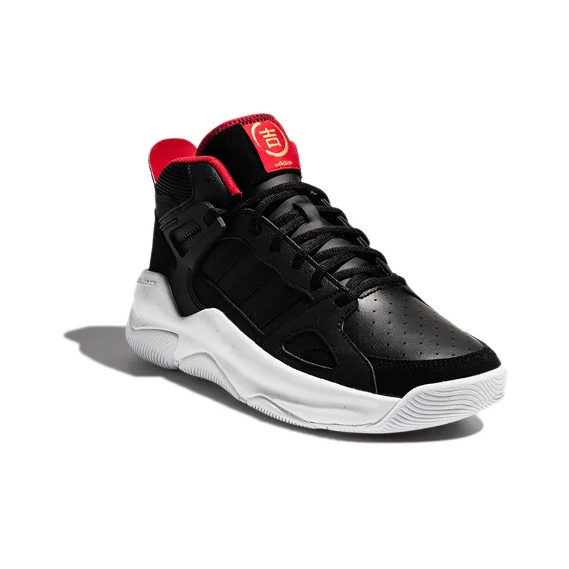Adidas Neo STREETSPIRIT Abrasion Resistant Low Top Performance Basketball Shoes Men's Black-2