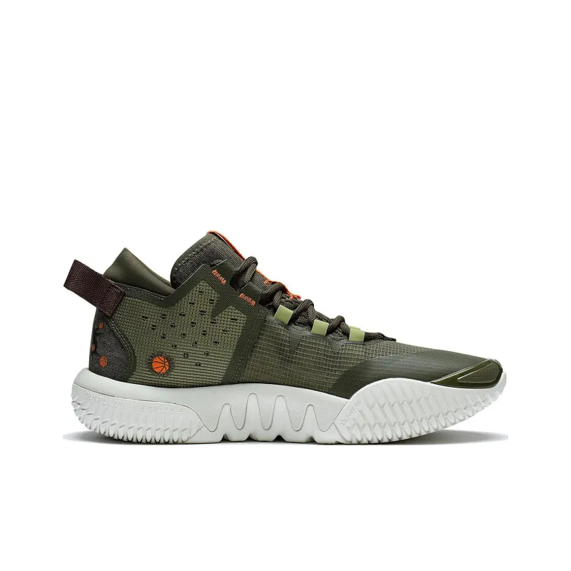 LiNing Badfive 2 Low Cushioning Anti Slip And Wear Resistant Low Top Basketball Shoes Men's Green-1