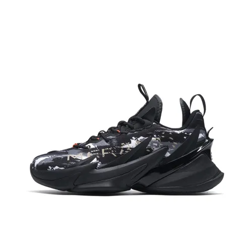 XTEP War Mastiff 2.0 Basketball Shoes Men Low-Top Black