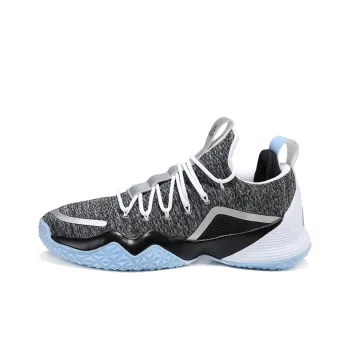 PEAK Power Collection Anti Slip And Wear Resistant Breathable Low Top Basketball Shoes Dark Heather Gray