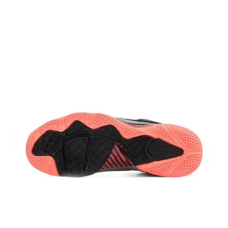 Nike Lebron 9 Mango Cushioned Slip Resistant High Top Basketball Shoes Men's Black Silver-5