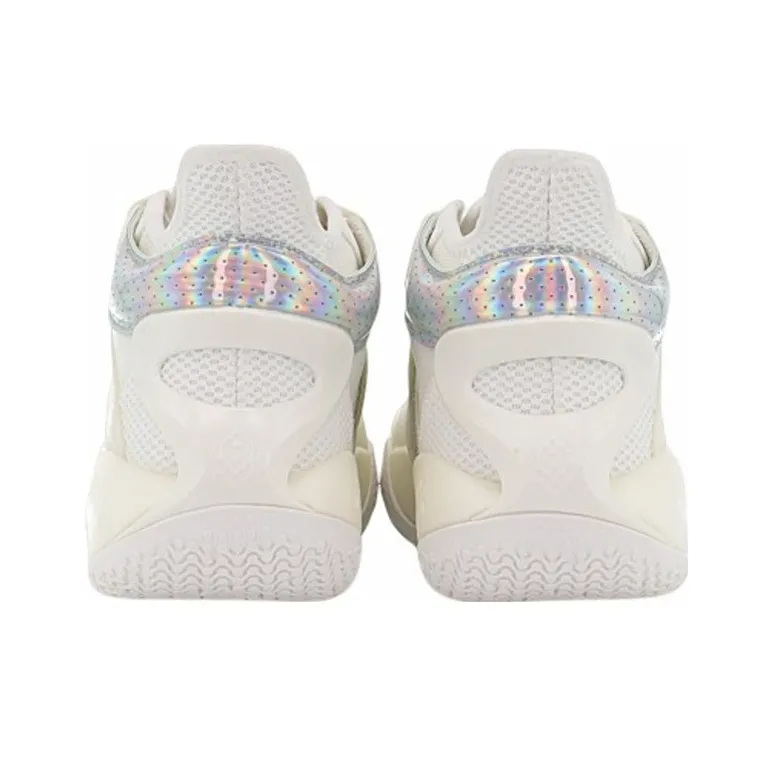 LiNing SONIC 9 Cushioning Anti Slip And Wear Resistant Coverage Support Mid Top Basketball Shoes Men's White-3