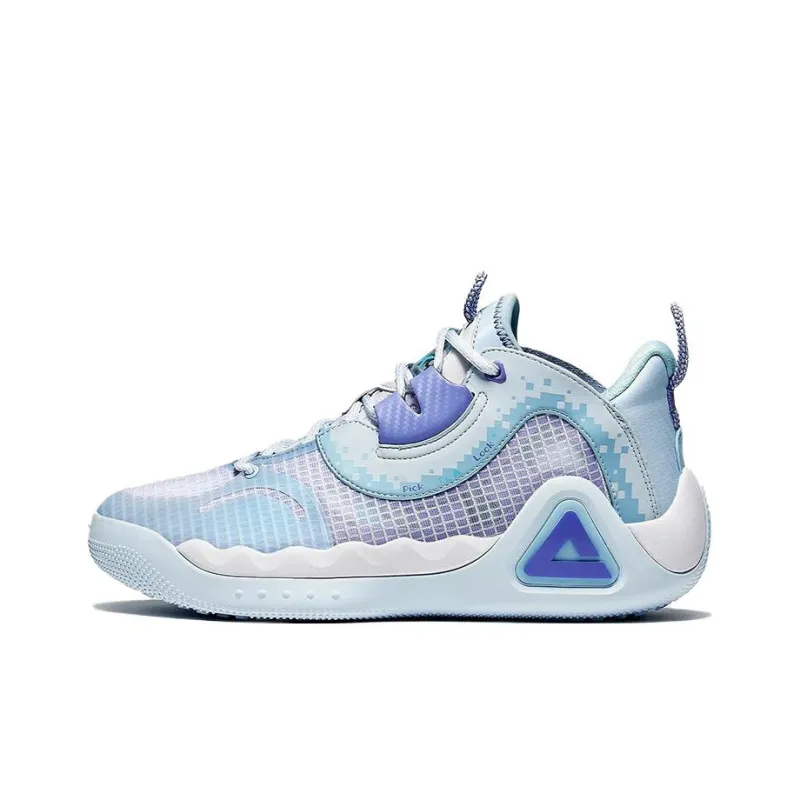 PEAK Star Move Anti Slip And Wear Resistant Breathable Mid Top Basketball Shoes Men's Fine Blue-0