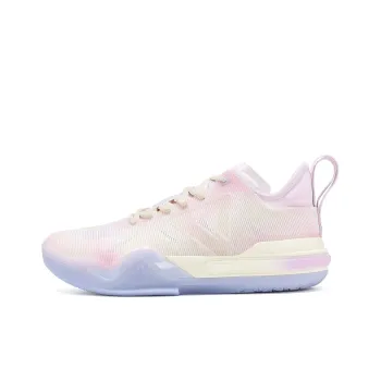 PEAK Wiggins AW1 Integrated Version Taichi Low Top Performance Basketball Shoes Men's Pink