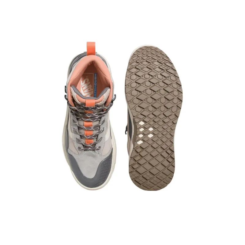 Vans UltraRange Exo Hi Gore-Tex Ww Mte-2 Anti-Slip Wear-Resistant High-Top Skateboard Shoes Unisex Gray Orange-3