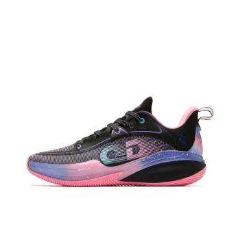 QIAODAN FE1.0 Slip Resistant, Abrasion Resistant, Lightweight, Rebound Low Top Basketball Shoes Men's Black Blue