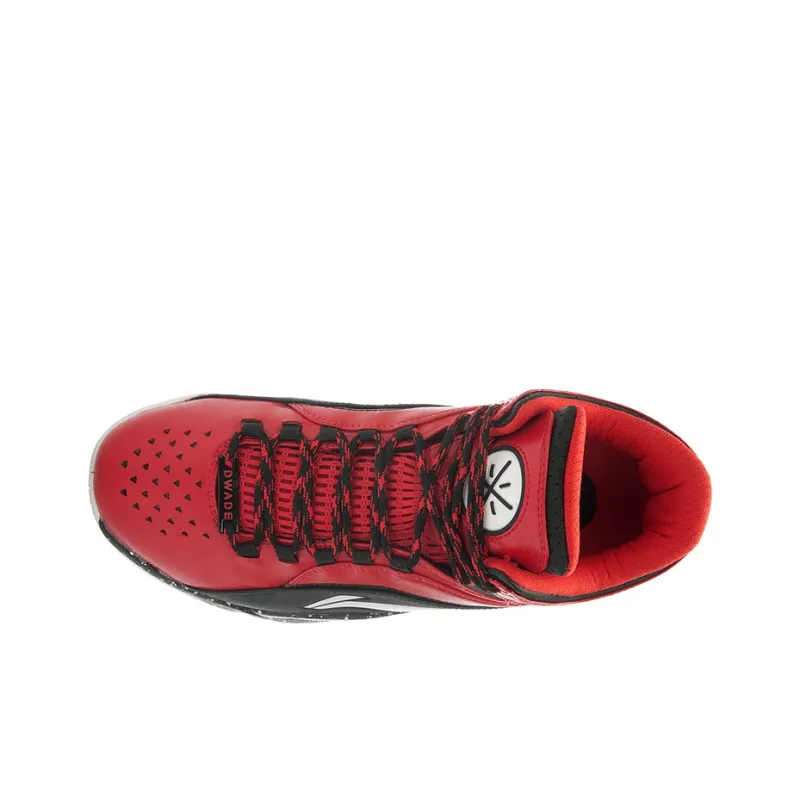 LiNing WOW 3 Way Of Wade 3 Mid-Top Basketball Shoes Unisex Red Black White Popular Version-2