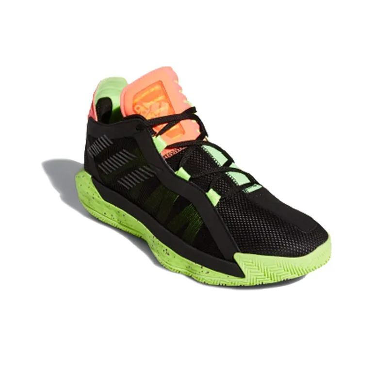 Adidas Dame 6 Signal Green Coral-2
