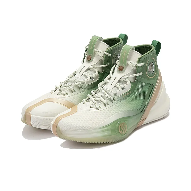 361° AG3 Pro Basketball Shoes Men High Top Turquoise/Light Stone Blue-2