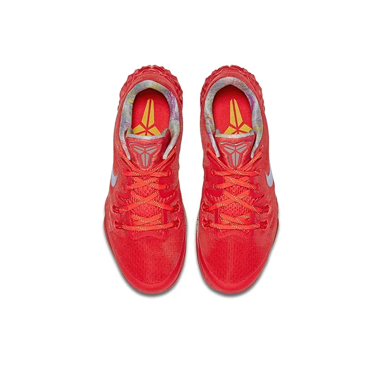 Nike Venomenon 5 Cushioning Anti-Slip And Wear-Resistant Low-Top Performance Basketball Shoes Men's Red Asian Version-3