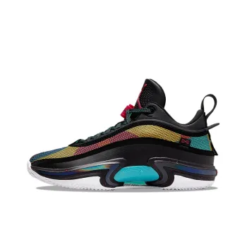 JORDAN 36 Low 'Black Multi Color'
