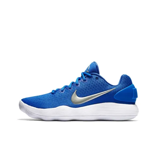 Nike Hyperdunk 2017 Basketball Shoes Men Low-Top Blue/Silver