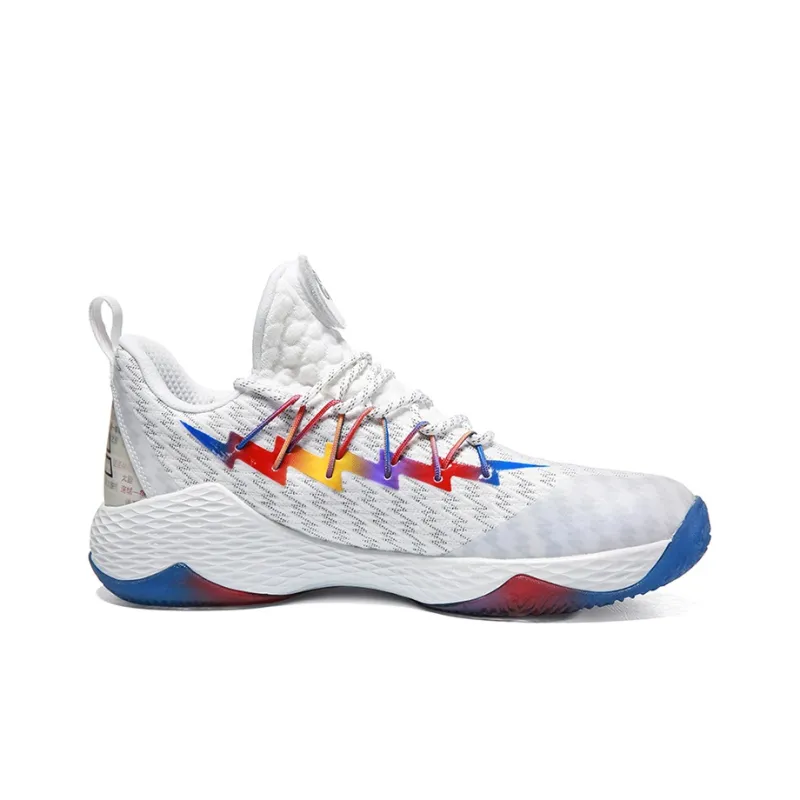 PEAK Lu Wei Crazy 6 Low Top Performance Basketball Shoes Men's White-1