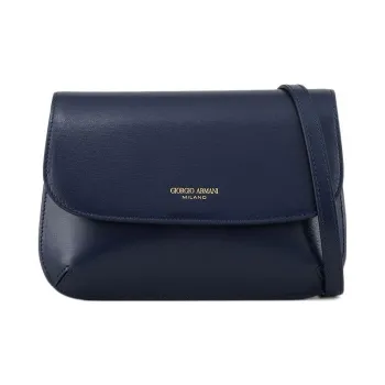 AMANI Calfskin Crossbody Bag Shoulder Bag Women's Blue