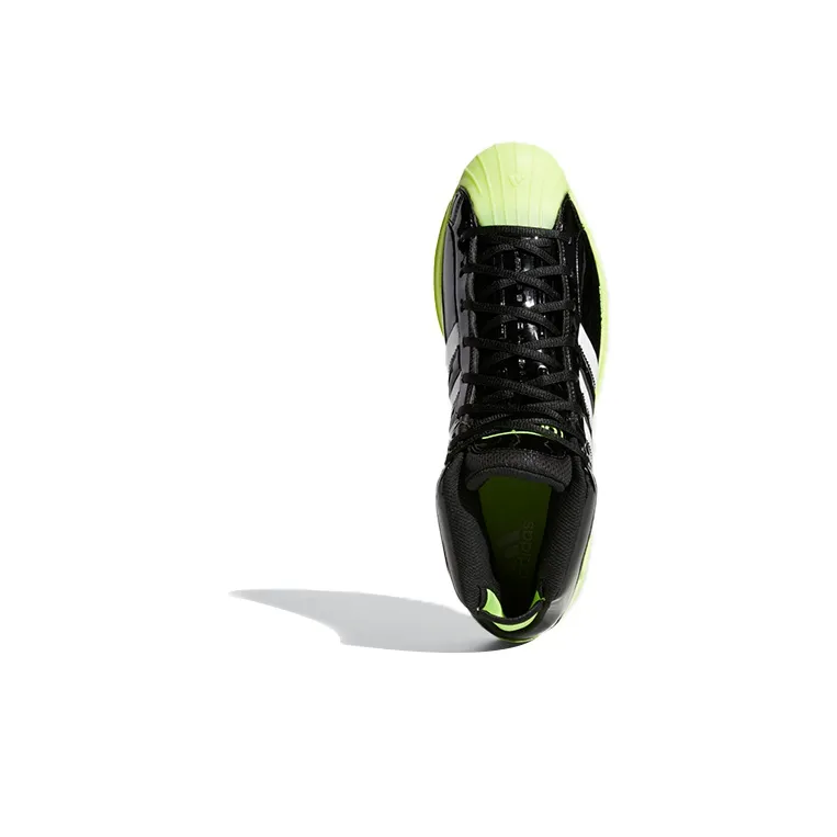 Adidas Pro Model 2G Shoes Black/White/Yellow-3