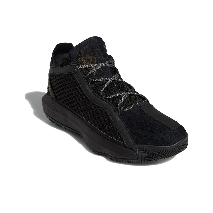 Adidas Dame 6 Leather Gca 'Black Gold'-2