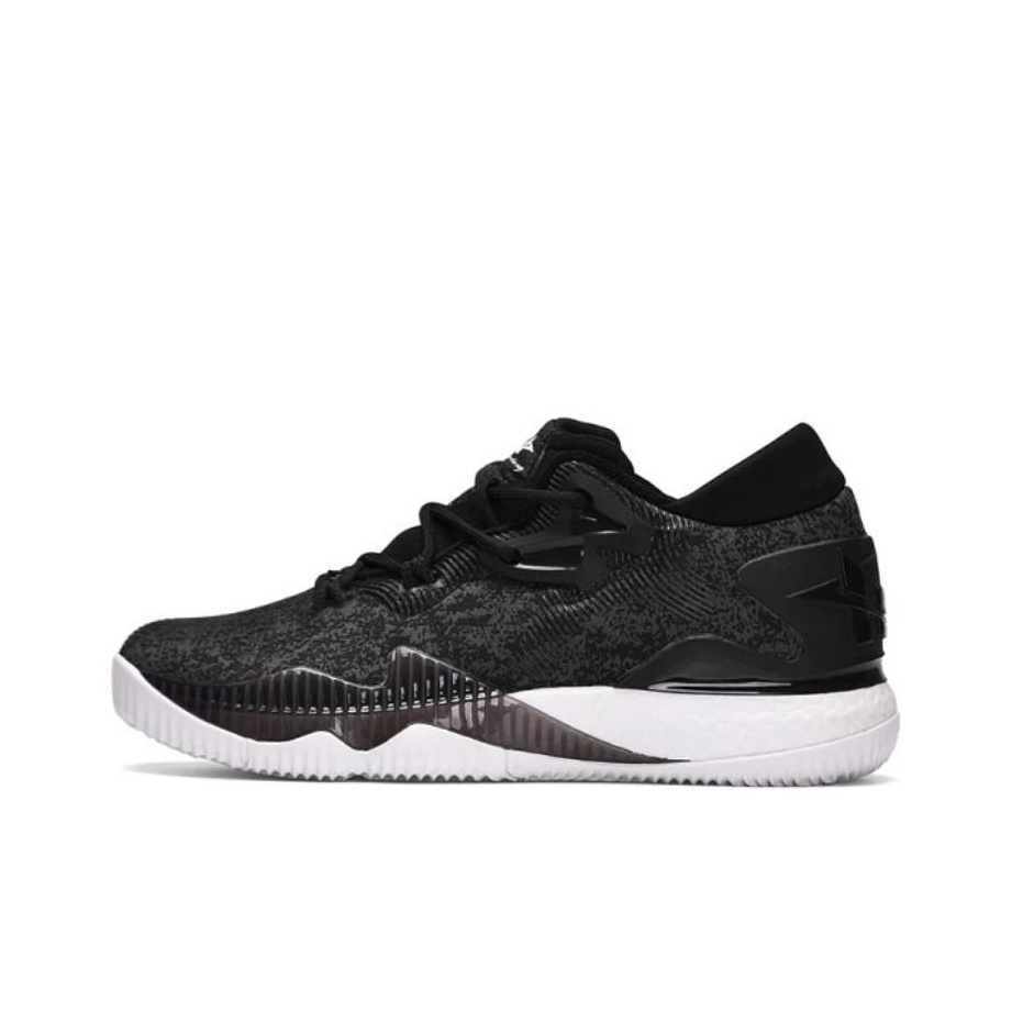 adidas Crazylight Boost Basketball Shoes Men Low top Black white US M 10.5