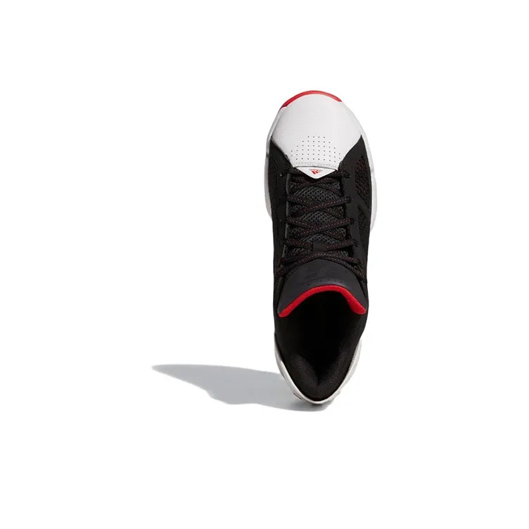 Adidas Adizero Rose 1.5 Low Restomod Core Black Vivid Red-4