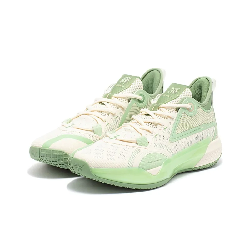 361° Zen 5 Basketball Shoes Men Low Top Beige-2