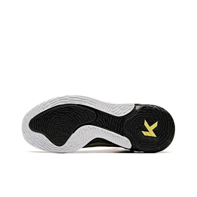 Anta KT4 Thompson KT4 Cushioning Anti Slip And Wear Resistant High Top Performance Basketball Shoes Men's Black Yellow-4