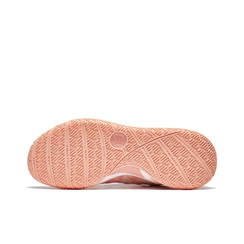 LiNing CJ-2 Cushioned Slip-Resistant Abrasion-Resistant Low-Top Basketball Shoes Men's Sweet Peach Orange-3