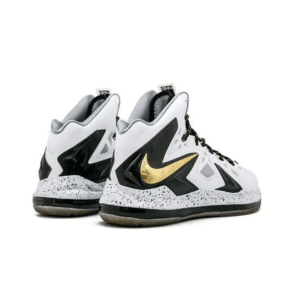 Nike LeBron X Elite+ White Gold-3