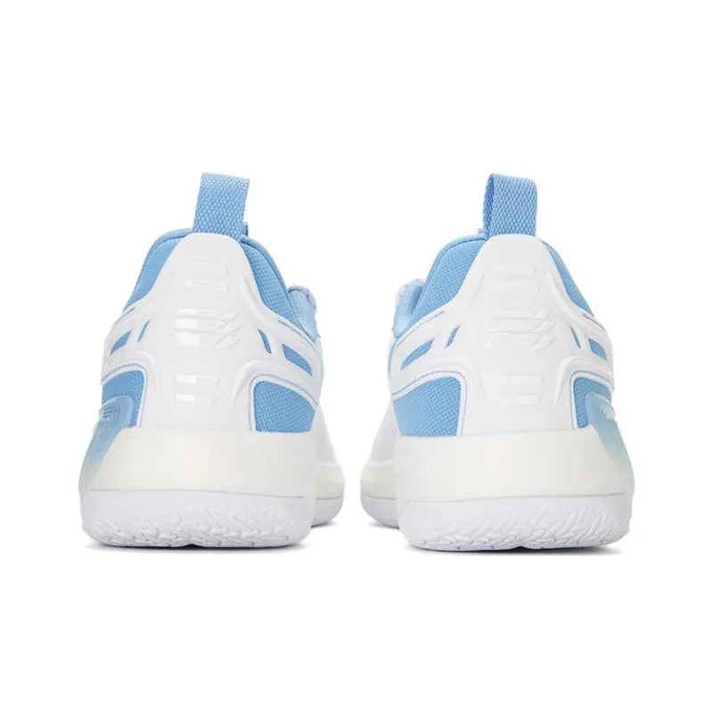 XTEP Lingyun 1 Cushioning Anti Slip And Wear Resistant Low Top Basketball Shoes White Blue-3