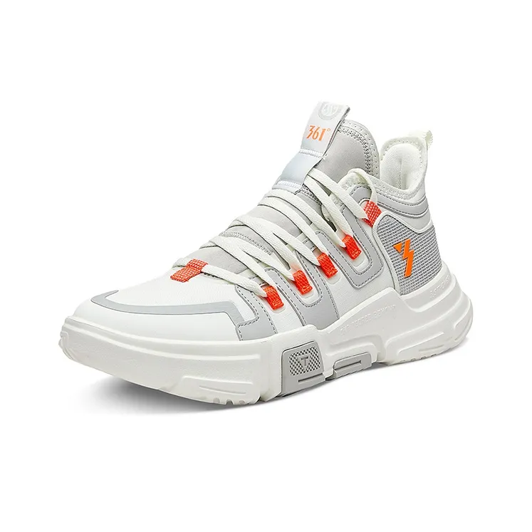 361° Cushioning Anti Slip And Wear Resistant Low Top Basketball Shoes Men's Sail White-2