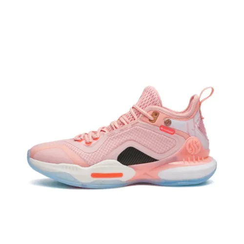 361° AG 2 Basketball Shoes Men Mid-Top Pink/Black