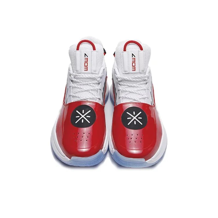LiNing WOW 7 Way Of Wade 7 Upper City Cushioned Slip Resistant Low Top Performance Basketball Shoes White Red Black-3