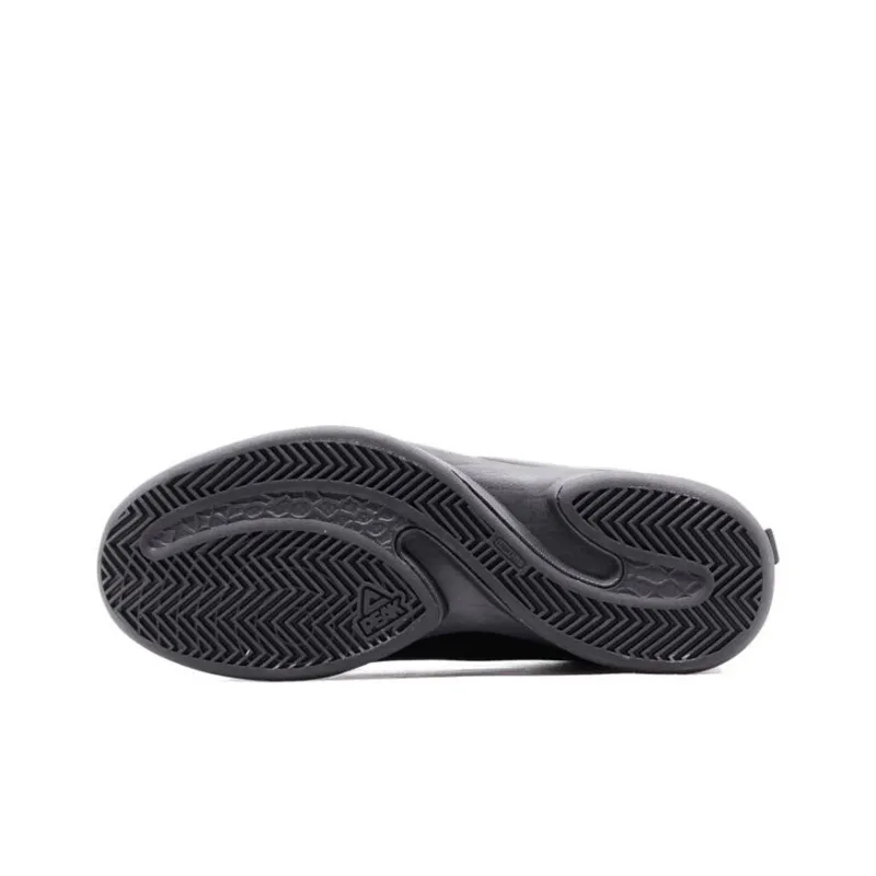 PEAK Anti-Slip Wear-Resistant Low-Top Performance Basketball Shoes Men's Black Gold-4