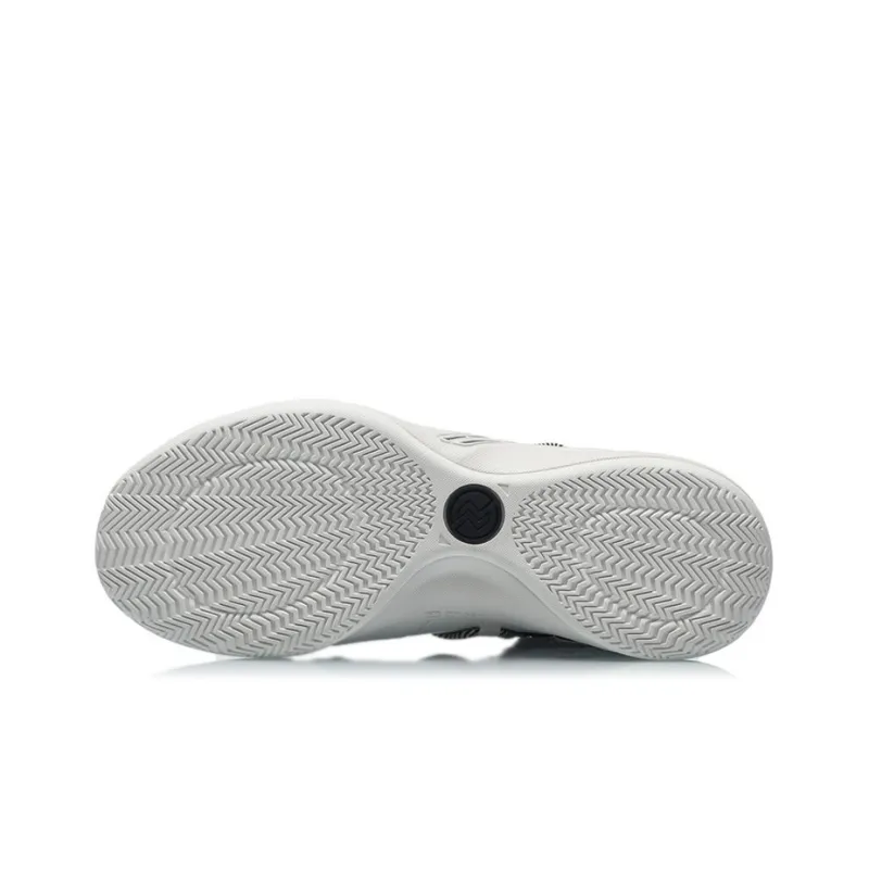 LiNing Speed Team Cushioning Anti Slip And Wear Resistant Low Top Basketball Shoes Men's Silver White-5