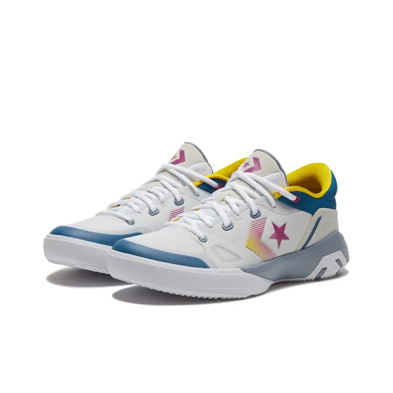 Converse G4 Basketball Shoes White Blue-2