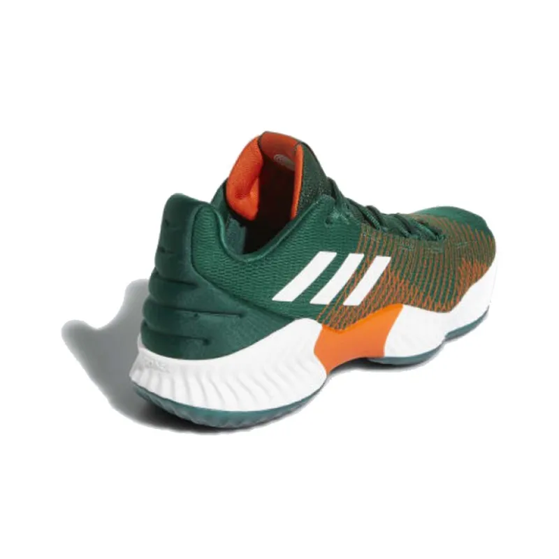 Adidas Pro Bounce 2018 Low 'Miami Hurricanes'-3