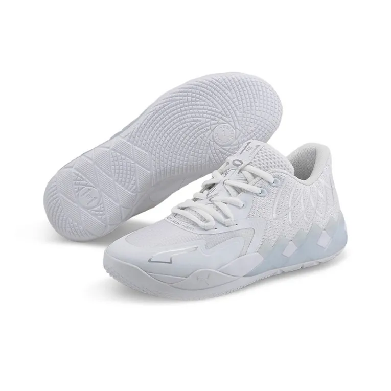 PUMA LaMelo Ball MB.01 White Silver-3