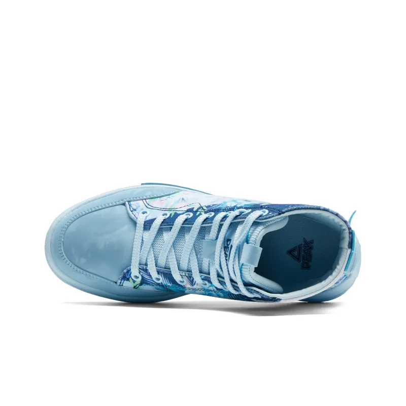 PEAK High Top Skateboard Shoes Women's Azure-3