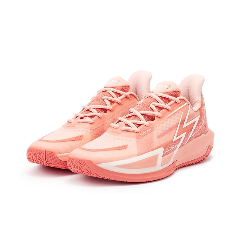 361° Big3 4.0 QUICK Cushioning, Slip Resistant, Abrasion Resistant Support Low Top Basketball Shoes Unisex White Red-2