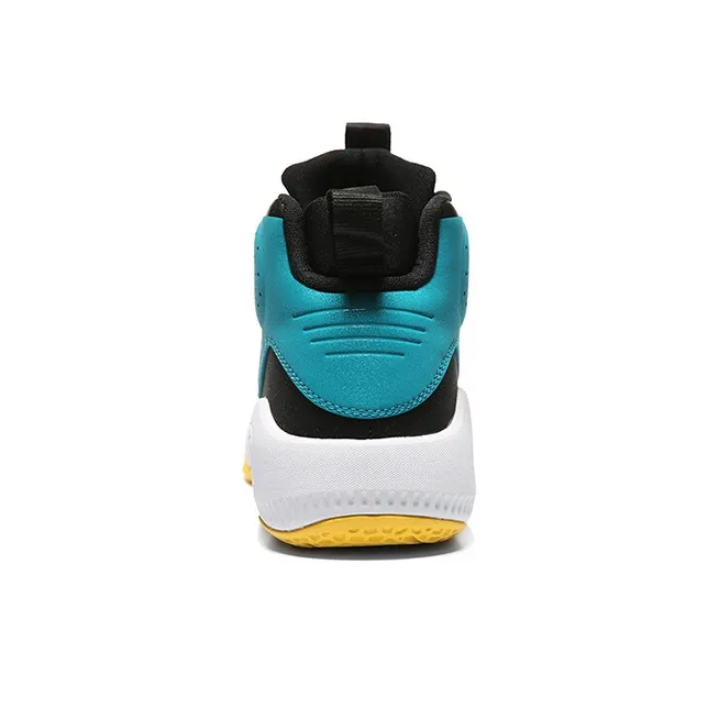 PEAK Anti Slip And Wear Resistant Lightweight High Top Basketball Shoes Men's Blue Red White-3