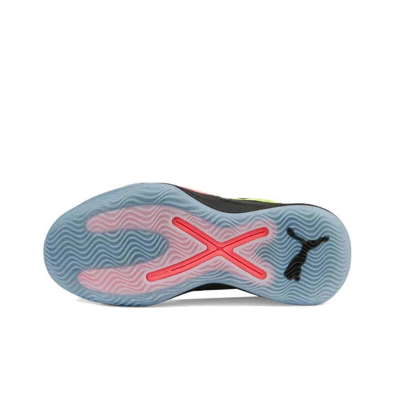 PUMA Rise Nitro Black Sunset Glow-5