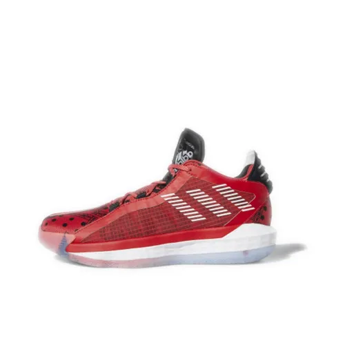 Adidas D Lillard 6 Basketball Shoes Men Low-Top Red/Black