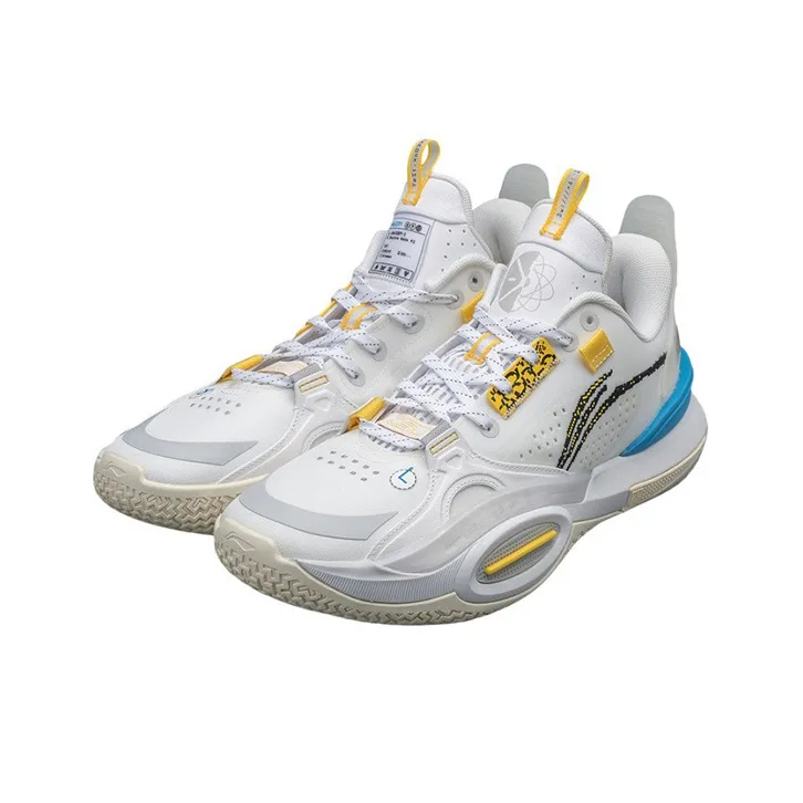 LINING All City 10 V1 Basketball Shoes Men Low Top Standard White-1