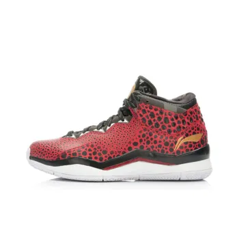 LiNing WOW 3 Red Sea Basketball Shoes Men's Red Black