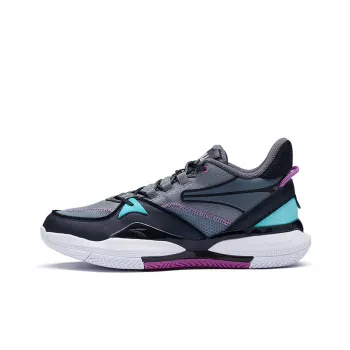 361° Lightweight Wear resistant And Non slip Low Top Basketball Shoes Black Gray