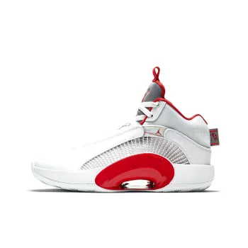 JORDAN Xxxv Fire Red White Sole