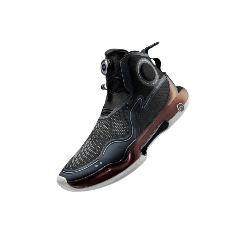 LINING YuShuai Evolution Basketball Shoes Men High Top Black-2